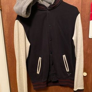 American Eagle Varsity hoodie.
